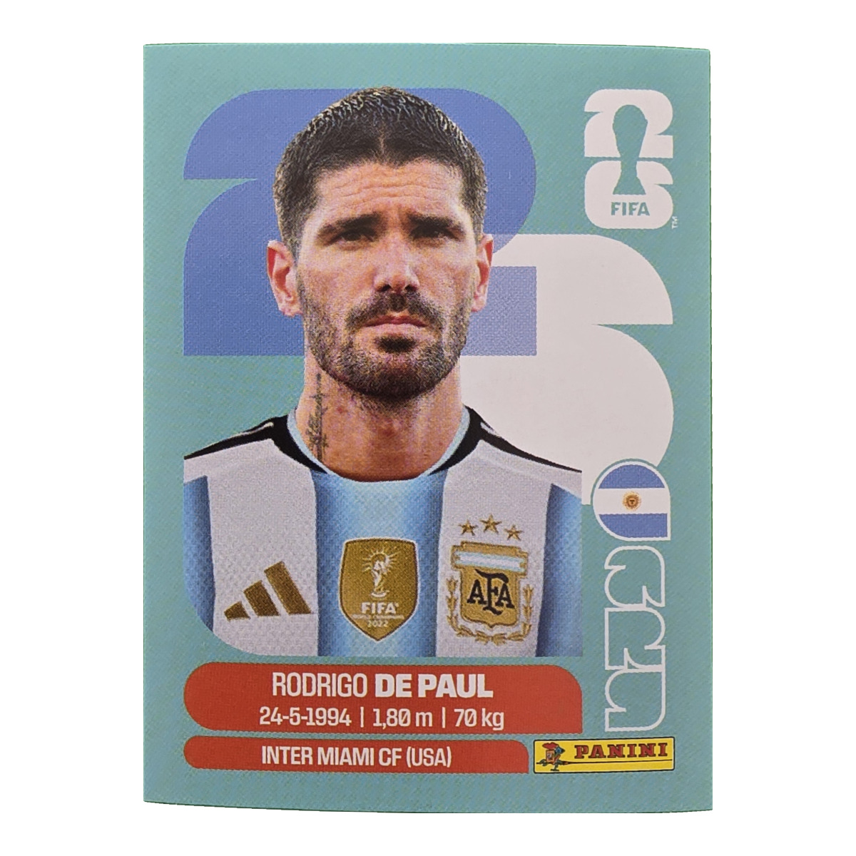Rodrigo De Paul - Argentinien, FIFA WM 2026, Nr. ARG10
