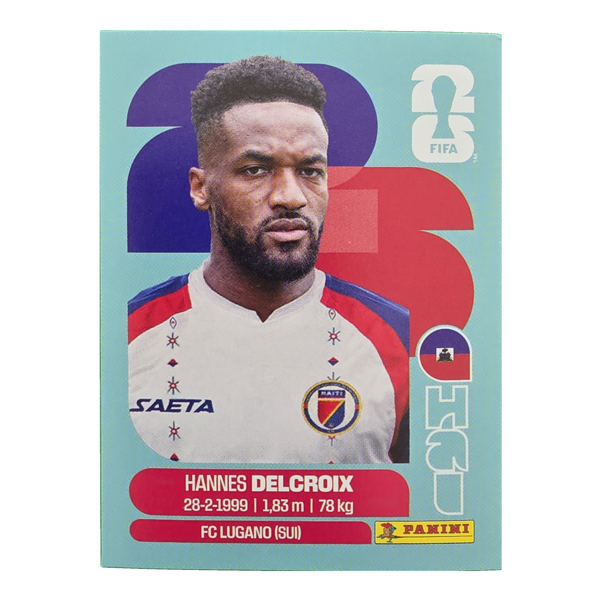 Hannes Delcroix - Haiti, FIFA WM 2026, Nr. HAI9