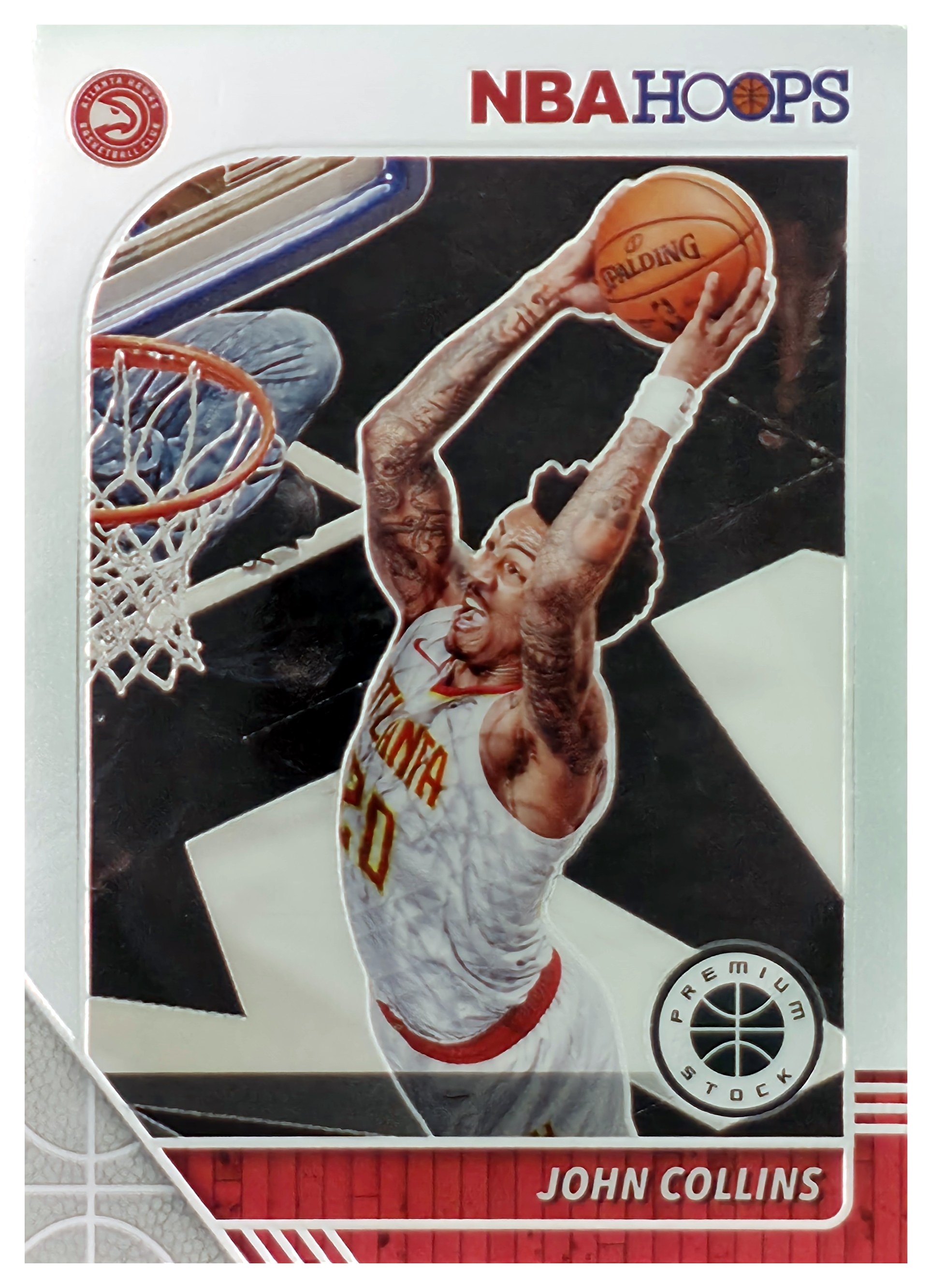 John Collins - Panini Hoops Premium Stock Base Set 2019-20, Nr. 2 (Art.-Nr. SG107004)