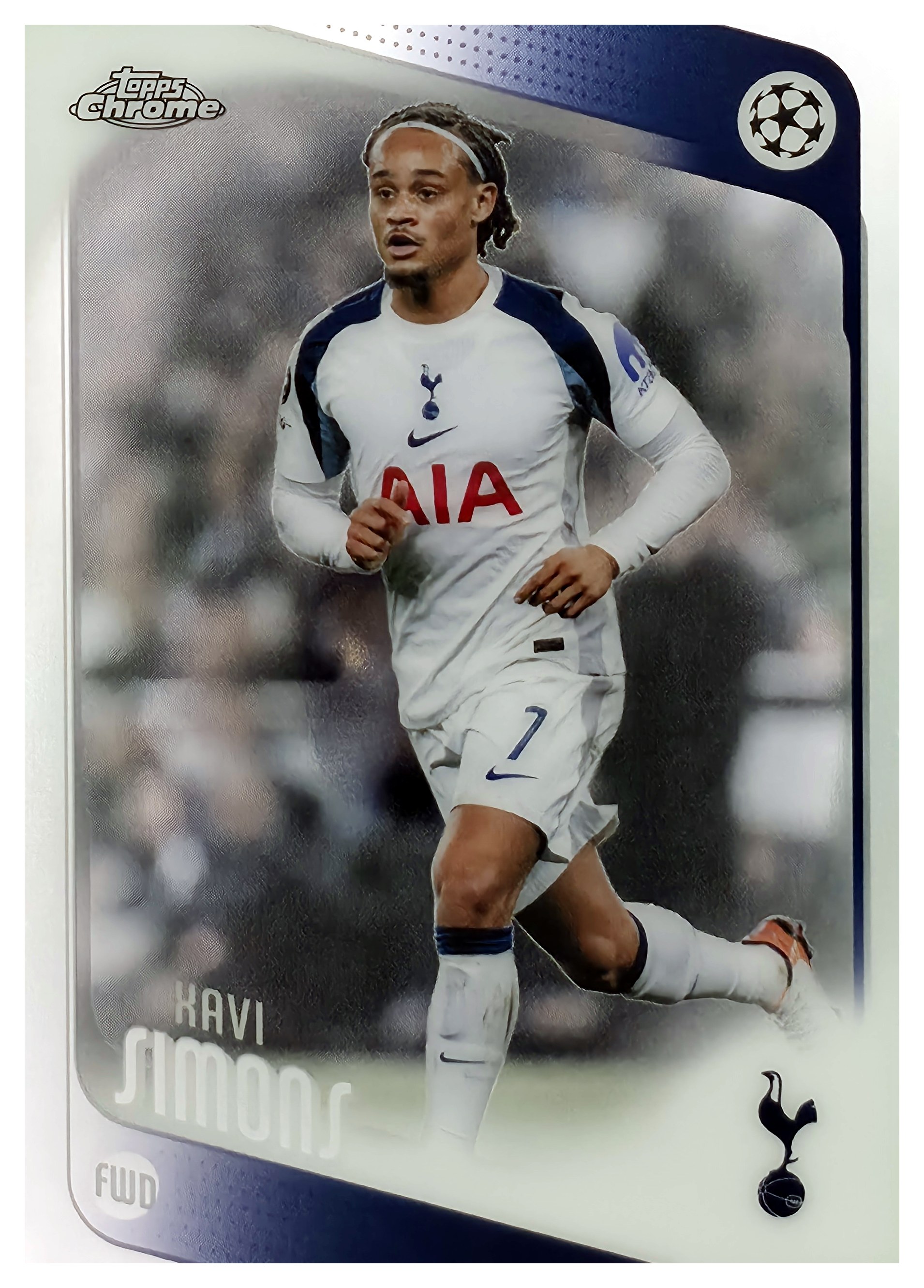 Xavi Simons - Topps Chrome UEFA Club Competitions Base Set 2025-26, Nr. 85 (Art.-Nr. SG108107)