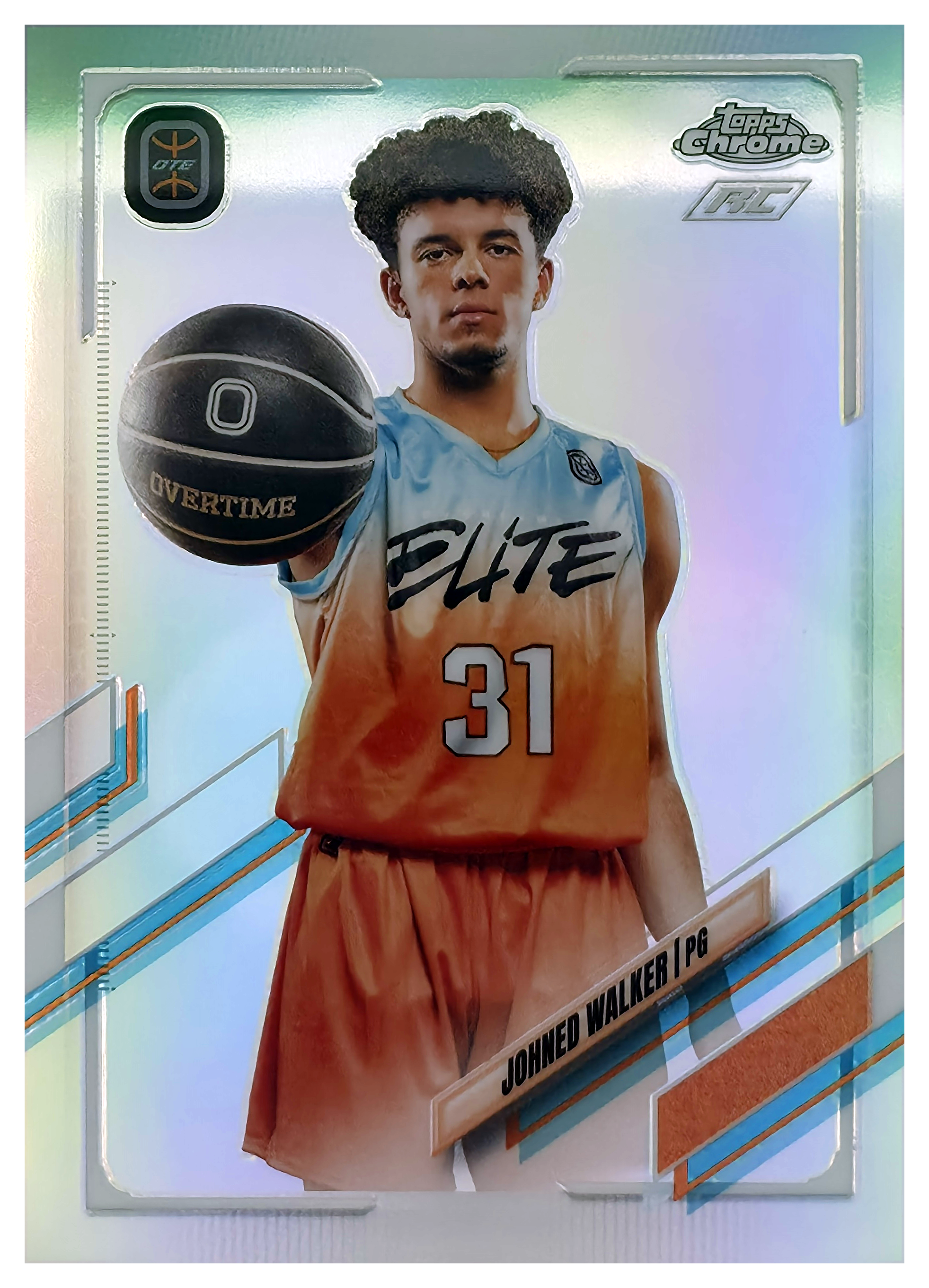 Johned Walker - Topps Chrome OTE Base Set 2022, Nr. 100 – Rookie Card, Refractor (Art.-Nr. SG106102)
