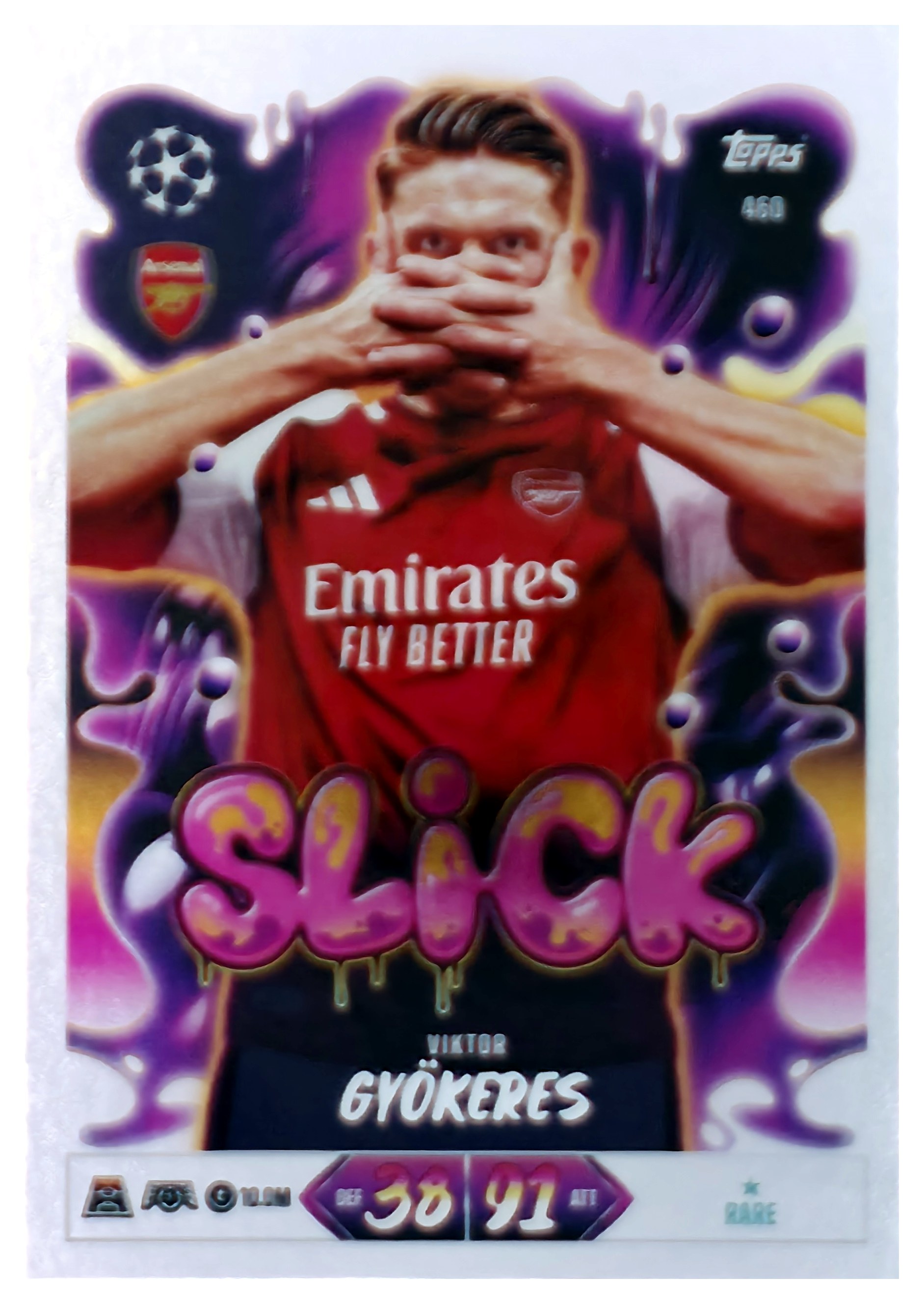 Viktor Gyökeres - Topps Match Attax UEFA Club Competitions Slick 2026-27, Nr. 460 (Art.-Nr. SG107647)