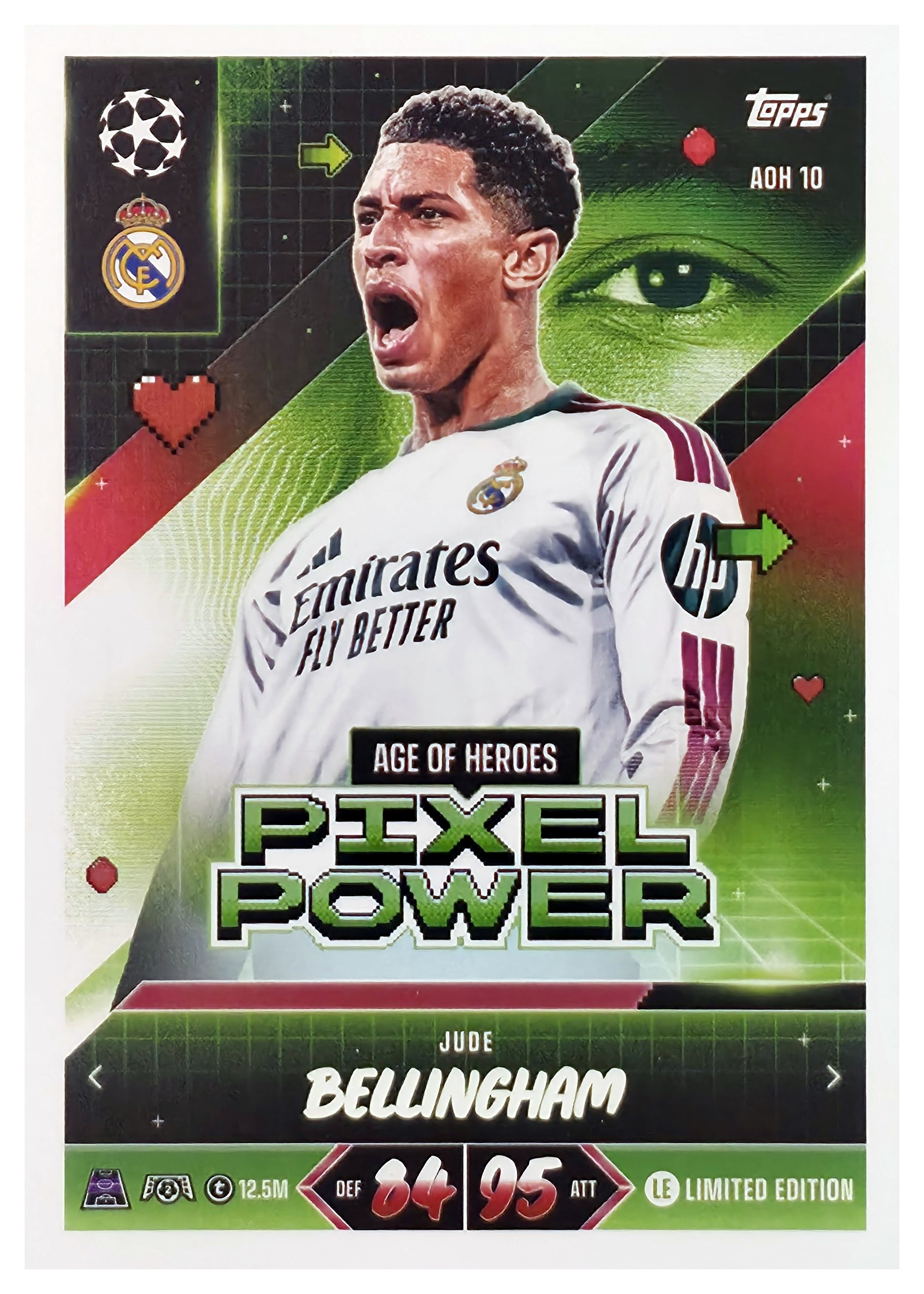 Jude Bellingham - Topps Match Attax UEFA Club Competitions Pixel Power 2026-27, Nr. AOH 10 (Art.-Nr. SG107438)