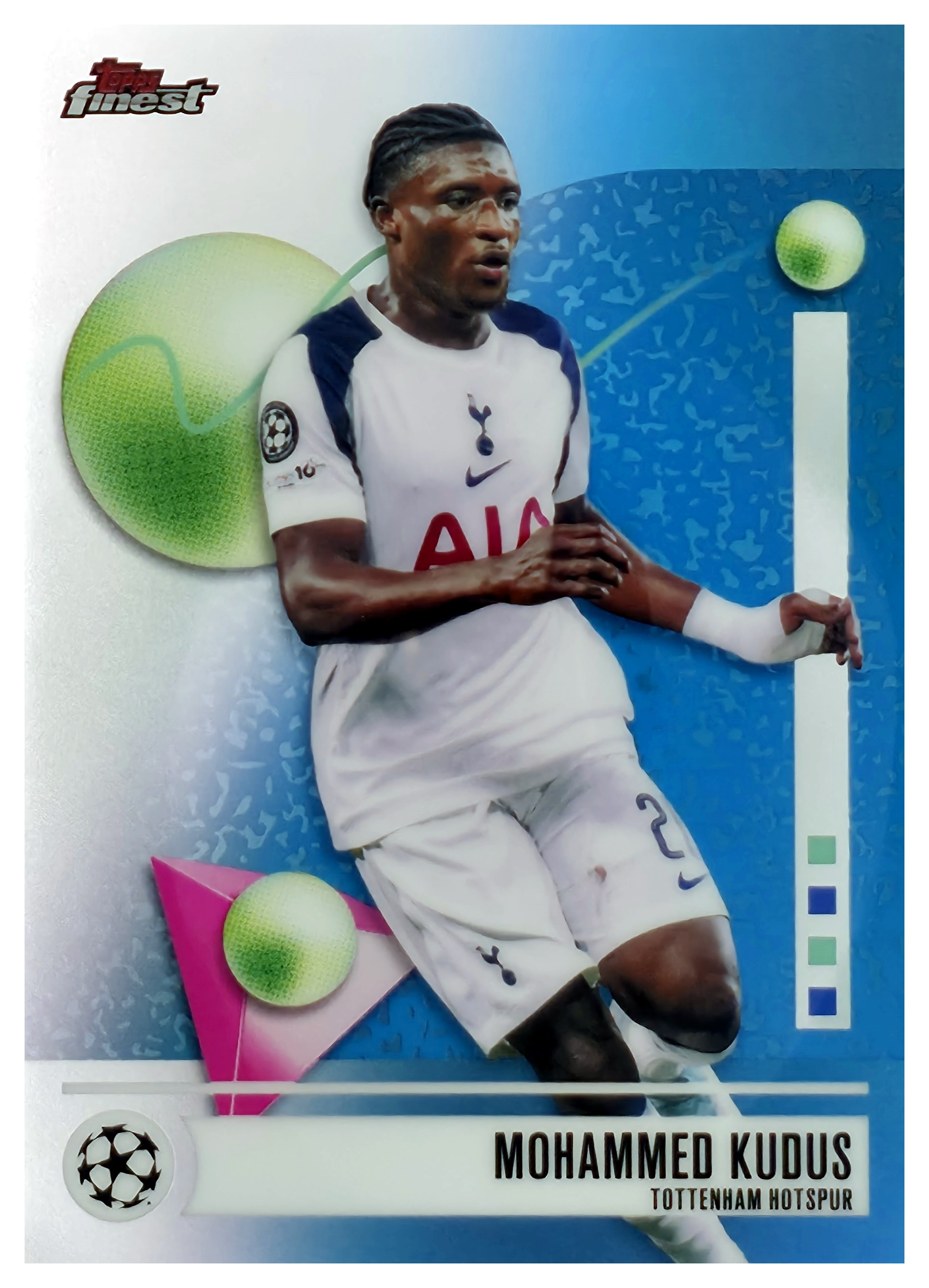Mohammed Kudus - Topps Finest UEFA Club Competitions Base Set 2025-26, Nr. 162 (Art.-Nr. SG108138)
