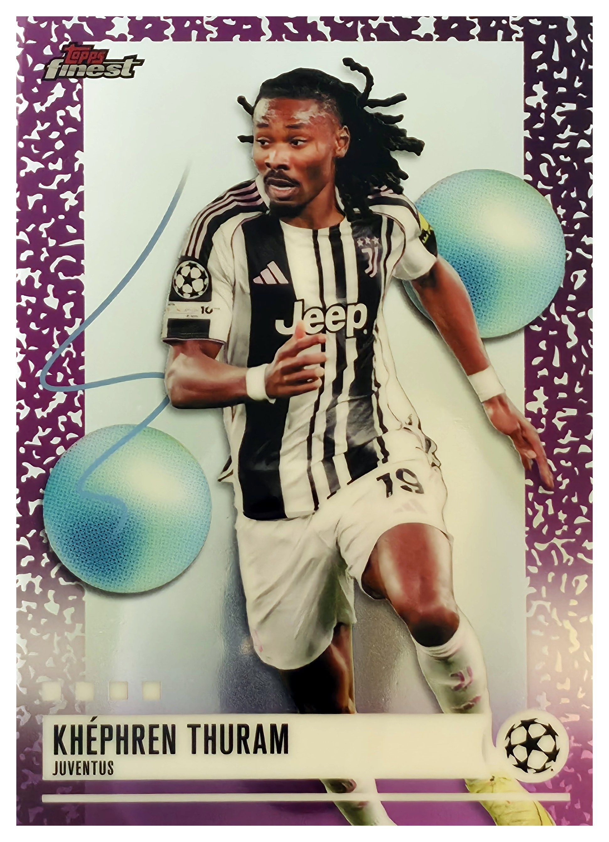 Khéphren Thuram - Topps Finest UEFA Club Competitions Base Set 2025-26, Nr. 337 (Art.-Nr. SG109365)