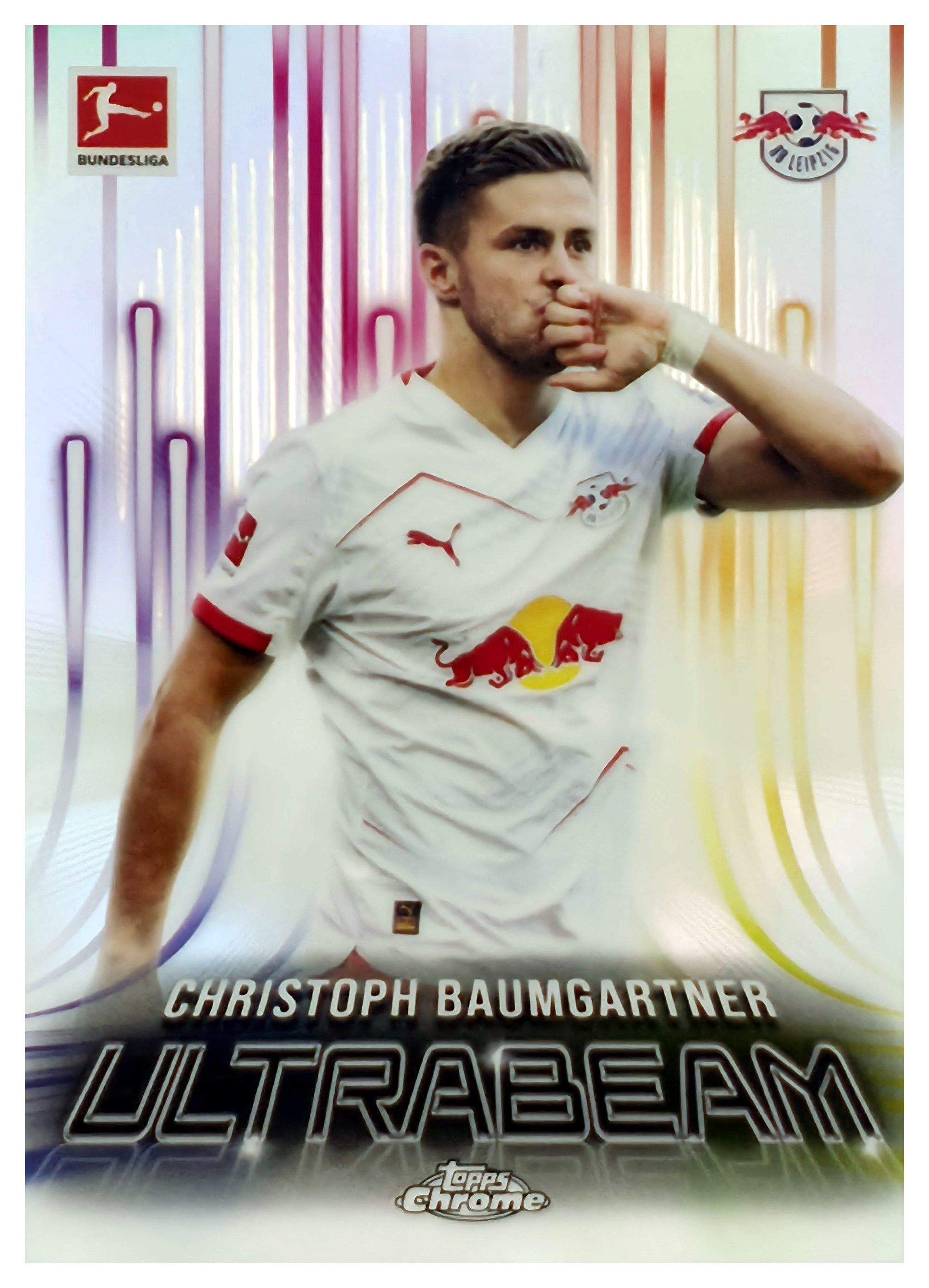 Christoph Baumgartner - Topps Chrome Bundesliga Ultrabeam 2025-26, Nr. UB-2 – Insert (Art.-Nr. SG109452)