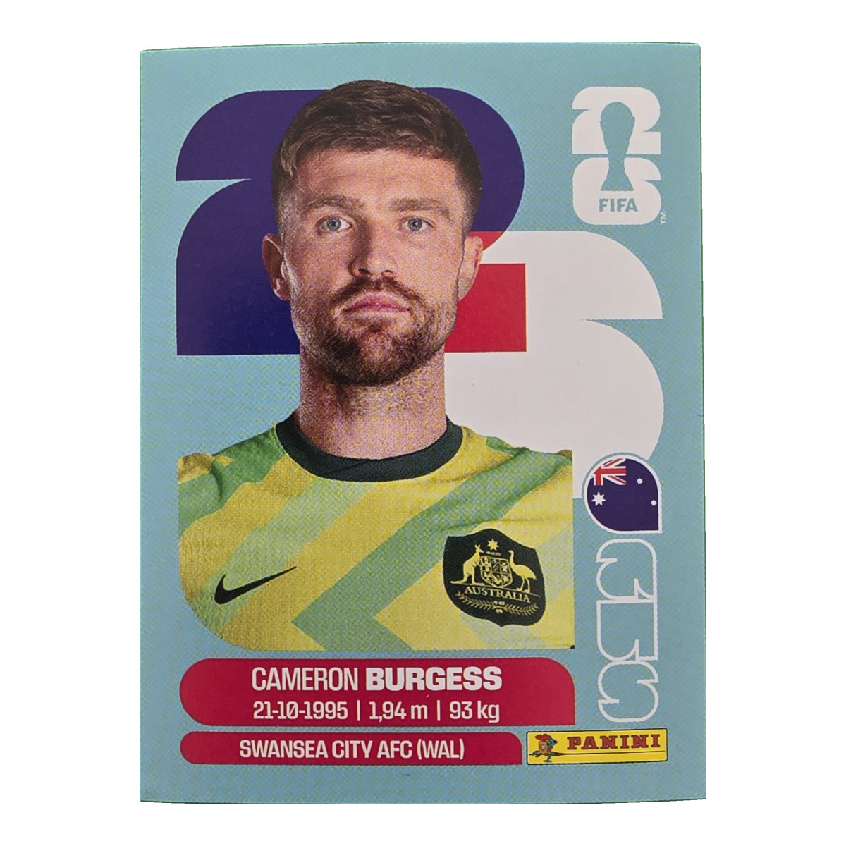 Cameron Burgess - Australien, FIFA WM 2026, Nr. AUS8
