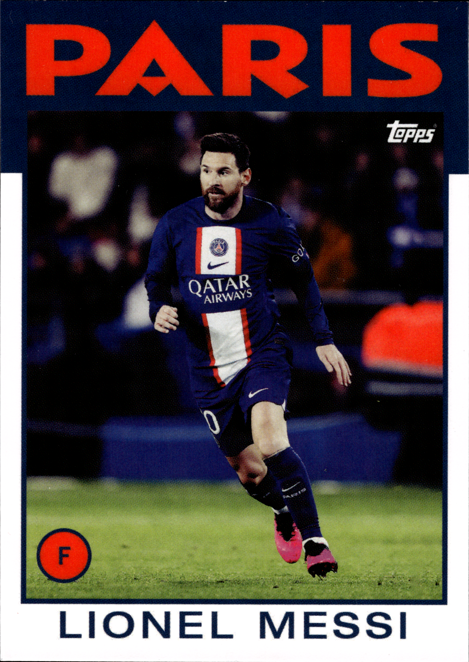 Lionel Messi - Topps Paris Saint-Germain Official Team Set 2023-24, Nr. 37 (Art.-Nr. SG103010)