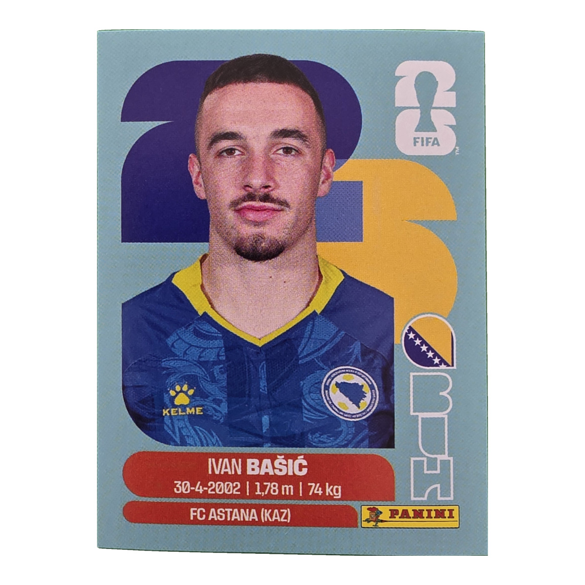 Ivan Basic - Bosnien und Herzegowina, FIFA WM 2026, Nr. BIH12