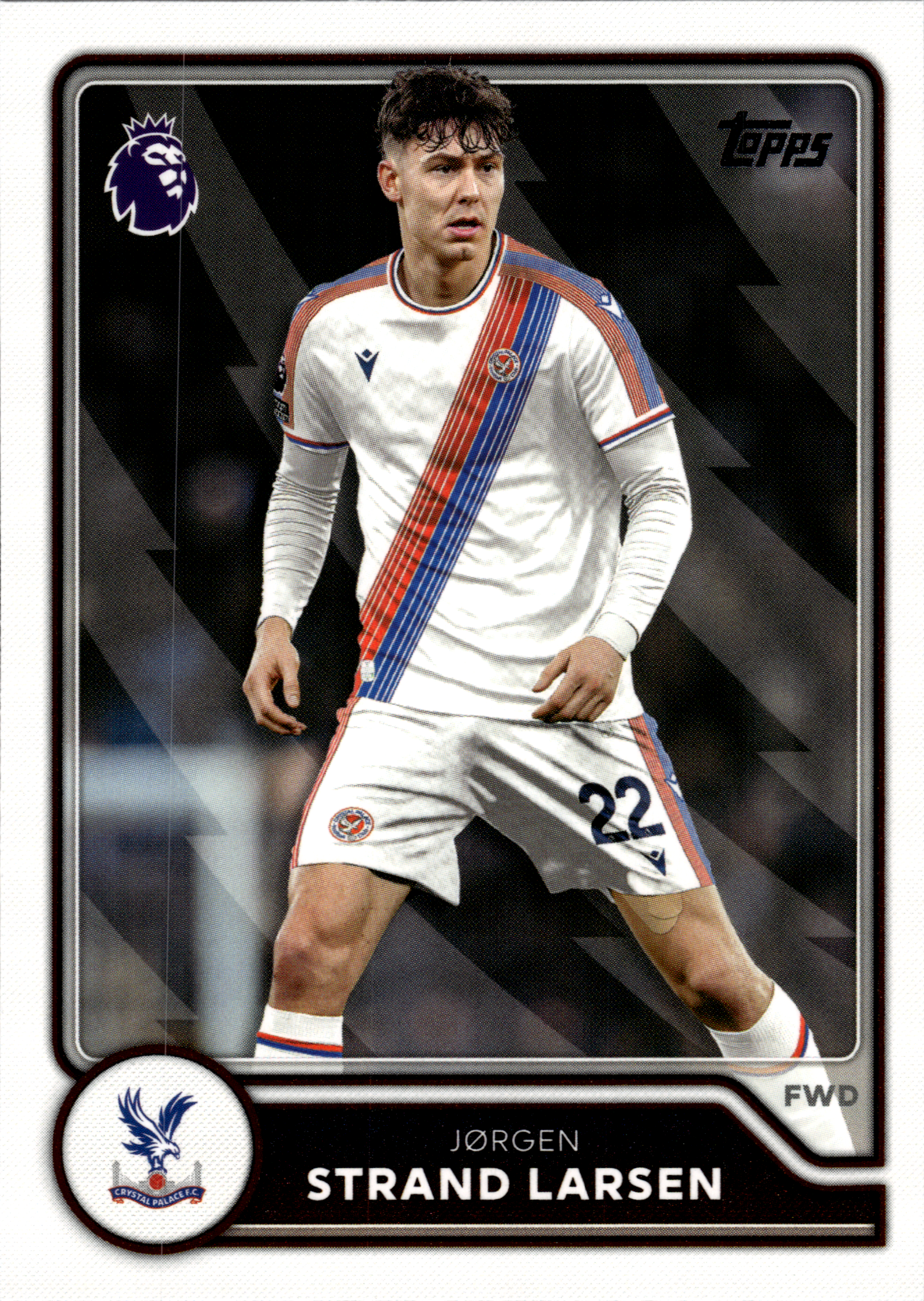 Jørgen Strand Larsen - Topps Flagship Premier League Base Set 2026-27, Nr. 117 (Art.-Nr. SG105503)