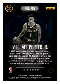 Michael Porter Jr. - Panini Illusions Base Set 2020-21, Nr. 42