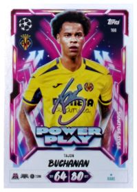 Tajon Buchanan - Topps Match Attax UEFA Club Competitions Power Play Signature Style 2026-27, Nr. 168