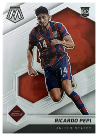 Ricardo Pepi - Panini Mosaic FIFA Road to World Cup Base Set 2021-22, Nr. 99 – Rookie Card