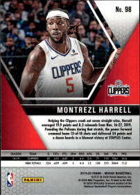 Montrezl Harrell - Panini Mosaic Base Set 2019-20, Nr. 98