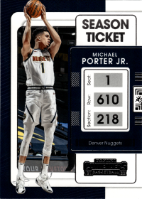Michael Porter Jr. - Panini Contenders Season Ticket 2021-22, Nr. 48