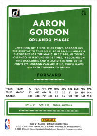 Aaron Gordon - Panini Donruss Base Set 2020-21, Nr. 25