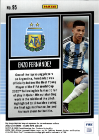 Enzo Fernández - Panini Score FIFA Base Set 2022-23, Nr. 95