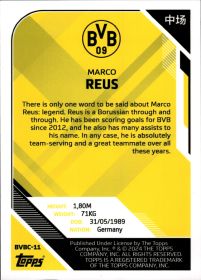 Marco Reus - Topps Borussia Dortmund Team Set China Edition Base Set 2023-24, Nr. BVBC-11
