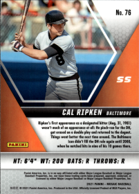 Cal Ripken - Panini Mosaic Base Set 2021, Nr. 76