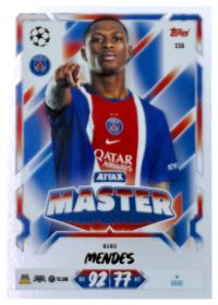 Nuno Mendes - Topps Match Attax UEFA Club Competitions Attax Master 2026-27, Nr. 338