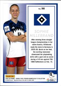 Sophie Hillebrand - Panini Frauen-Bundesliga TC Collection Base Set 2025-26, Nr. 98