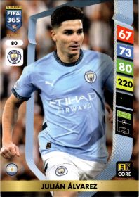 Julián Álvarez - Panini Adrenalyn XL FIFA 365 Base Set 2025, Nr. 80