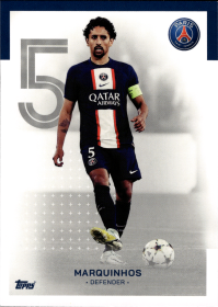 Marquinhos - Topps Paris Saint-Germain Official Team Set 2023-24, Nr. 5