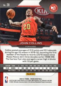 John Collins - Panini Prizm Base Set 2020-21, Nr. 28
