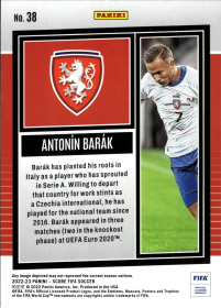 Antonín Barák - Panini Score FIFA Base Set 2022-23, Nr. 38