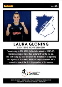 Laura Gloning - Panini Frauen-Bundesliga TC Collection Breakthrough 2025-26, Nr. 15 – Insert