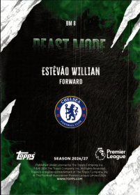 Estêvão Willian - Topps Flagship Premier League Beast Mode 2026-27, Nr. BM 8 – Insert