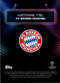 Mathys Tel - Topps UEFA Club Competitions Showtime 2023-24