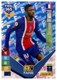 Ousmane Dembélé - Panini Adrenalyn XL FIFA 365 Fan Favourites 2026-27, Nr. 416 – Blue, Insert