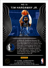 Tim Hardaway Jr. - Panini Illusions Base Set 2021-22, Nr. 73