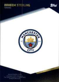 Raheem Sterling - Topps Manchester City Team Set Maine Event 2021-22