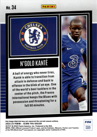 N'Golo Kanté - Panini Score FIFA Base Set 2022-23, Nr. 34