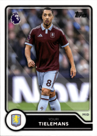 Youri Tielemans - Topps Flagship Premier League Base Set 2026-27, Nr. 42
