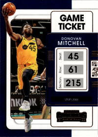 Donovan Mitchell - Panini Contenders Game Ticket 2021-22, Nr. 41