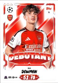 Max Dowman - Topps Match Attax UEFA Club Competitions Attax Debutant 2026-27, Nr. 19