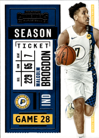 Malcolm Brogdon - Panini Contenders Season Ticket 2020-21, Nr. 8