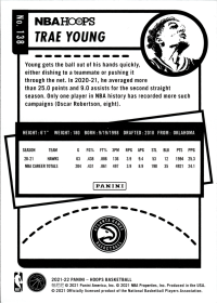 Trae Young - Panini Hoops Base Set 2021-22, Nr. 138
