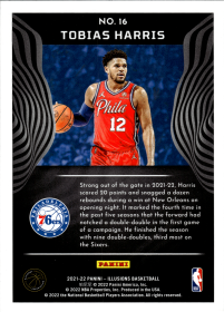 Tobias Harris - Panini Illusions Base Set 2021-22, Nr. 16