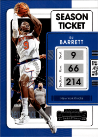 RJ Barrett - Panini Contenders Season Ticket 2021-22, Nr. 65