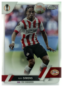 Xavi Simons - Topps Chrome UEFA Club Competitions Base Set 2022-23, Nr. 60