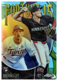 Brooks Lee - Topps Chrome Fortune 15 2025, Nr. F15-14 – Rookie Card