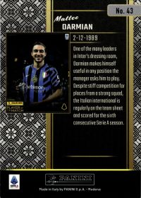 Matteo Darmian - Panini Player of the Match Base Set 2024-25, Nr. 43