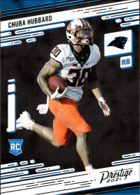 Chuba Hubbard - Panini Prestige Base Set 2021, Nr. 241 – Rookie Card