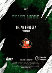 Brian Brobbey - Topps Flagship Premier League Beast Mode 2026-27, Nr. BM 23 – Insert