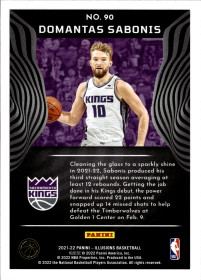 Domantas Sabonis - Panini Illusions Base Set 2021-22, Nr. 90