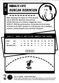 Duncan Robinson - Panini Hoops Base Set 2021-22, Nr. 30